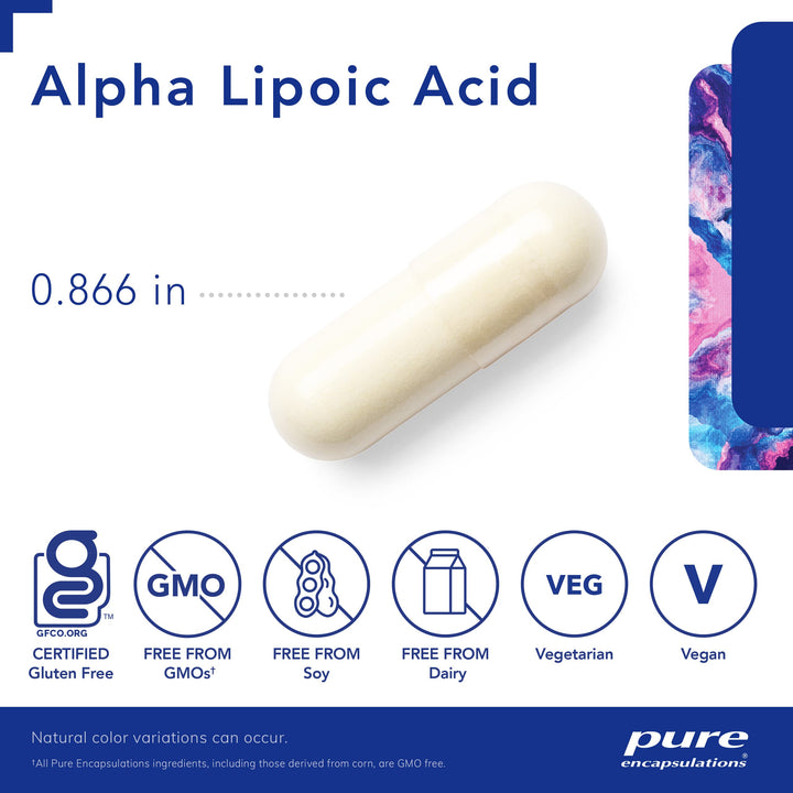 Alpha Lipoic Acid 200 mg - 200mg ALA - Liver & Antioxidant Support* - for Nerve Health & Carb Metabolism - Vegan & Non-GMO Supplement - 60 Capsules