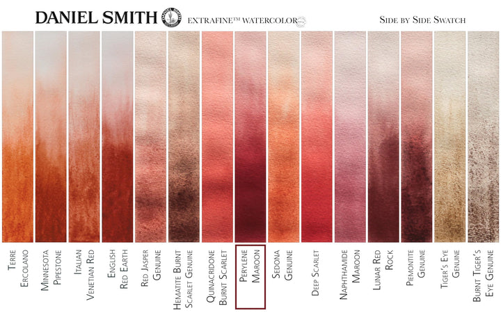 Daniel Smith Extra Fine Watercolor Paint, 15ml Tube, Perylene Maroon, 284600074, 0.5 Fl Oz (Pack of 1)