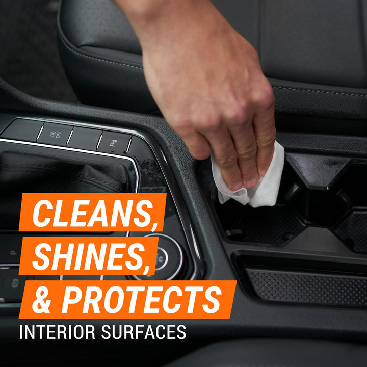 Extreme Shield Protectant Wipes , Interior Car Cleaning Wipes with UV Protection Against Cracking and Fading, 25 Count