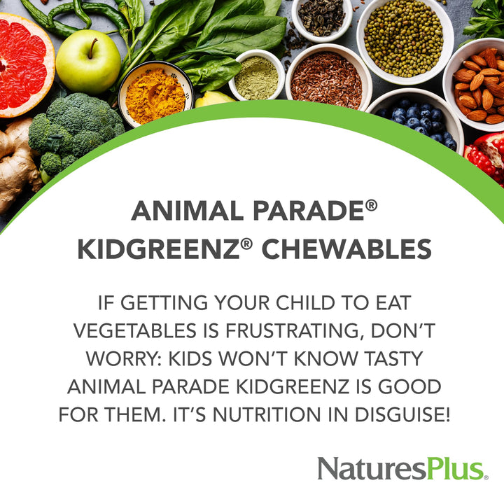 Nature's Plus Ape Kidgreenz Chewable Tablets, 90 Count