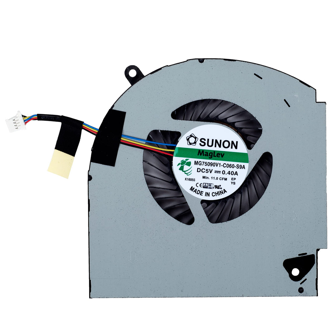 Replacement CPU and GPU Cooling Fan for Dell Alienware 17 R4 & Alienware 17 R5 Series Game Laptop P/N: MG75090V1-C060-S9A MG75090V1-C070-S9A 0K2PKV 04RFW1