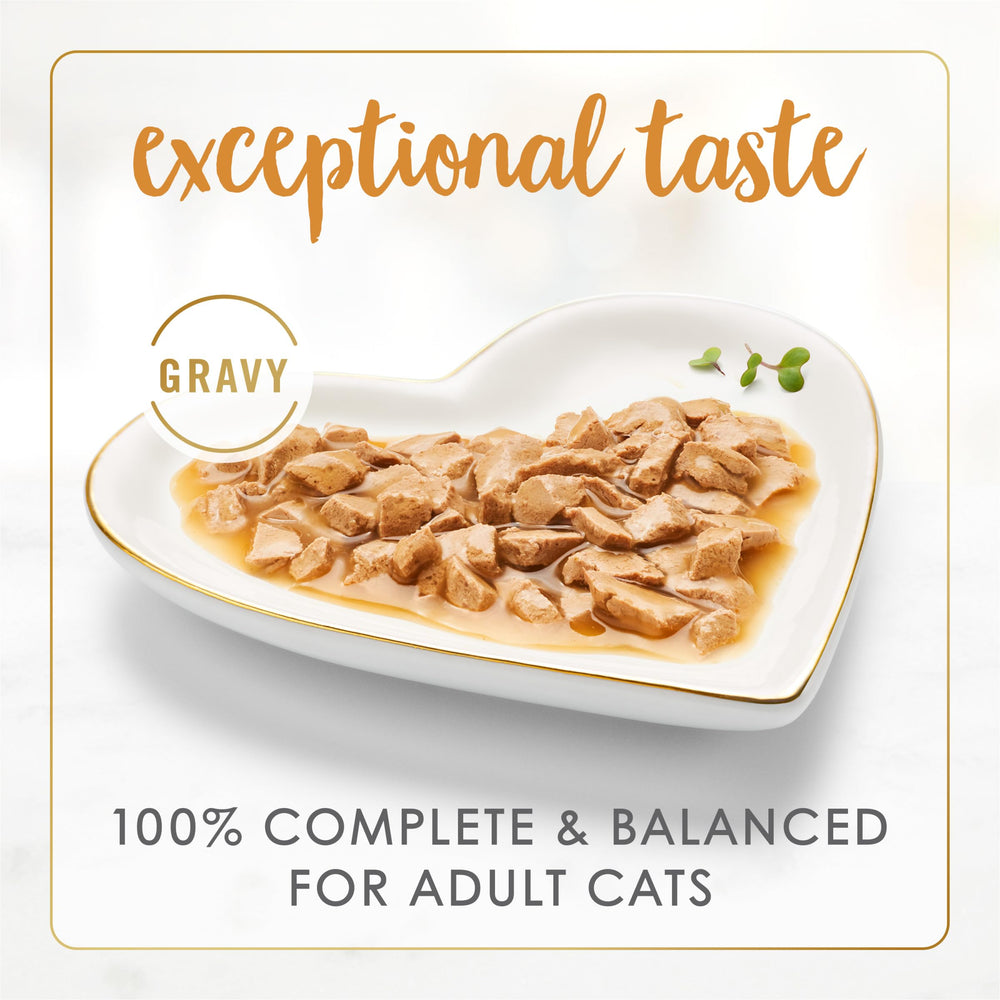 Purina Gravy Lovers Chicken Hearts and Liver Feast Grilled Gourmet Cat Food in Wet Cat Food Gravy - (Pack of 24) 3 oz. Cans