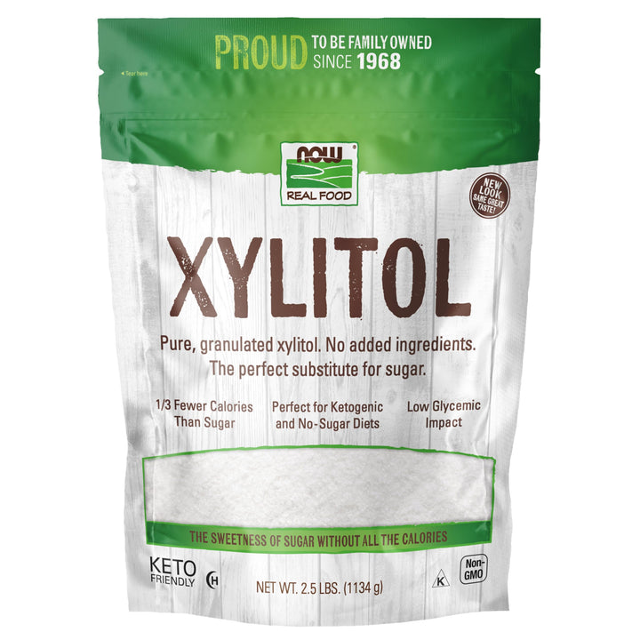 , Xylitol, Pure with No Added Ingredients, Keto-Friendly, Low Glycemic Impact, Low Calorie, 2.5-Pound (Packaging May Vary)