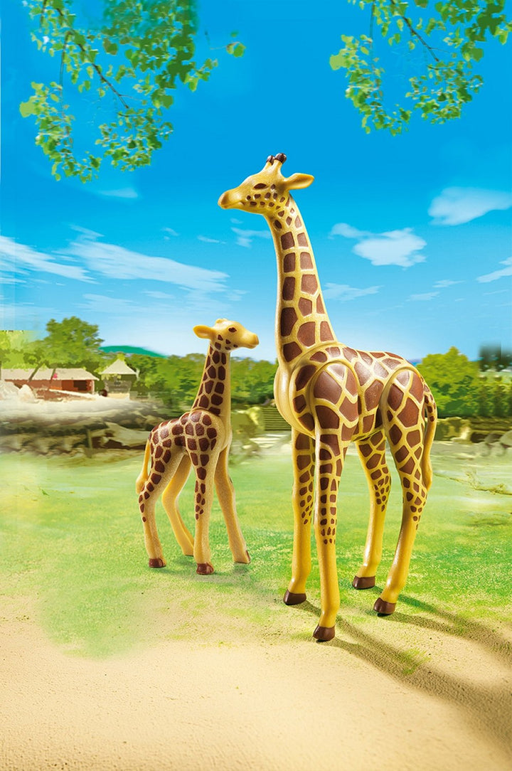 Giraffe with Calf Building Kit
