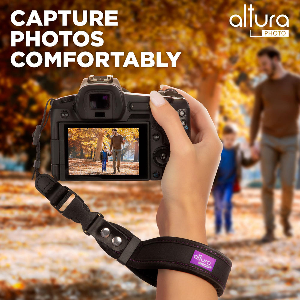 Camera Wrist Strap - Rapid Fire Secure Camera Sling Strap, Camera Straps for Photographers Compatible W/DSLR & Mirrorless - Camera Hand Strap W/Quick Release Camera Strap Dual System