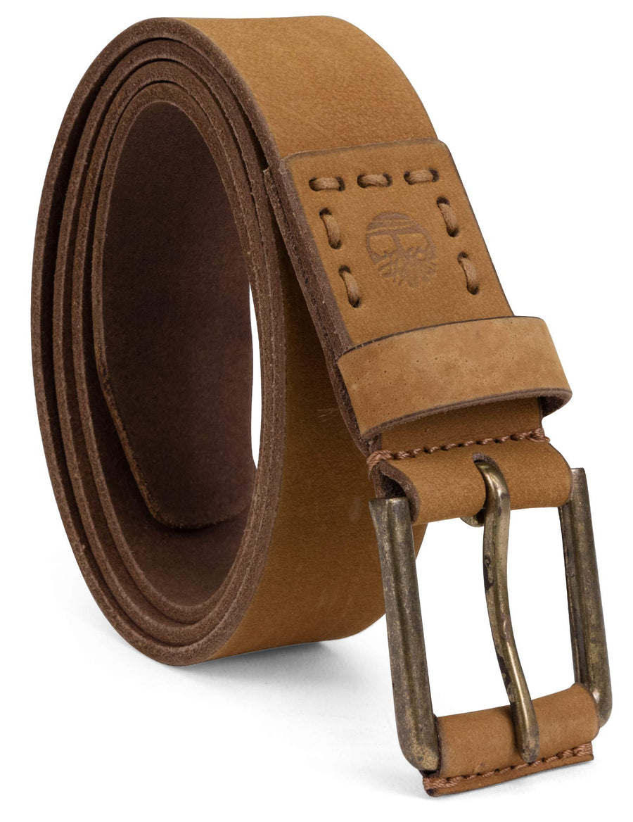 Men's 40mm Pull Up Big & Tall Leather Belt, Wheat, 46