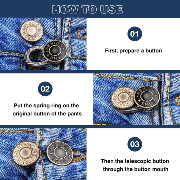 21 PCS Waistband Extenders, Button Extenders for Jeans, Waist Extenders for Pants for Women Men Pregnancy Jeans Skirt Collar Dress