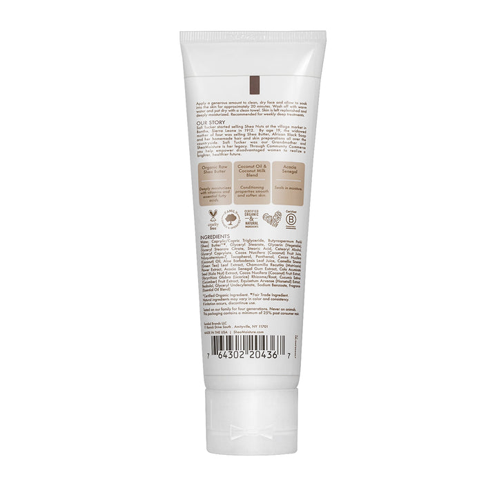 SheaMoisture 100% Virgin Coconut Oil Daily Hydration Milk Mask, 4 Ounce