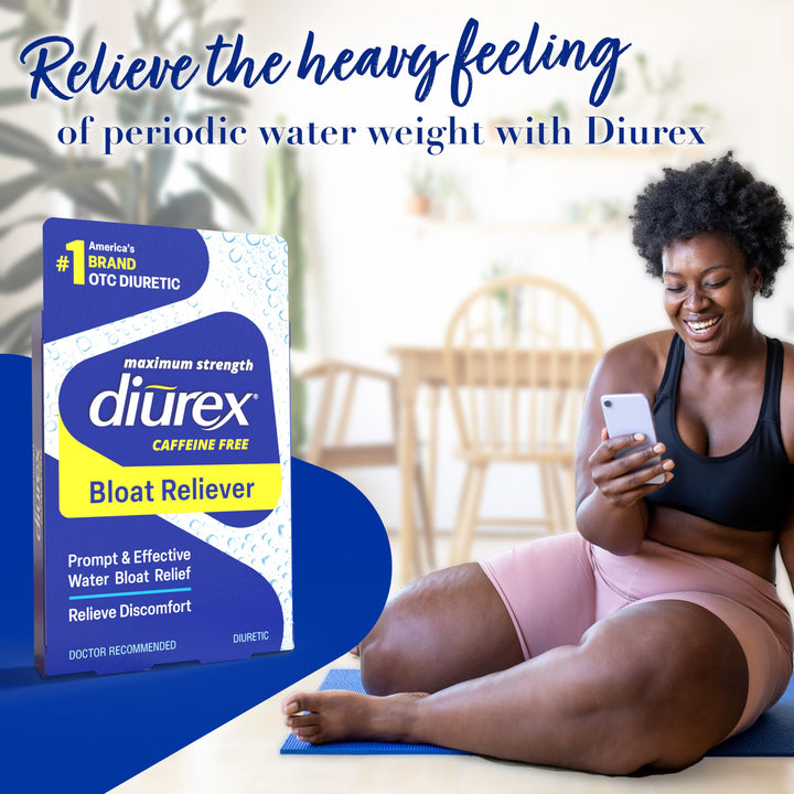 Max Water Pills - Maximum Strength Caffeine Free Diuretic - Relieve Water Bloat - 24 Count
