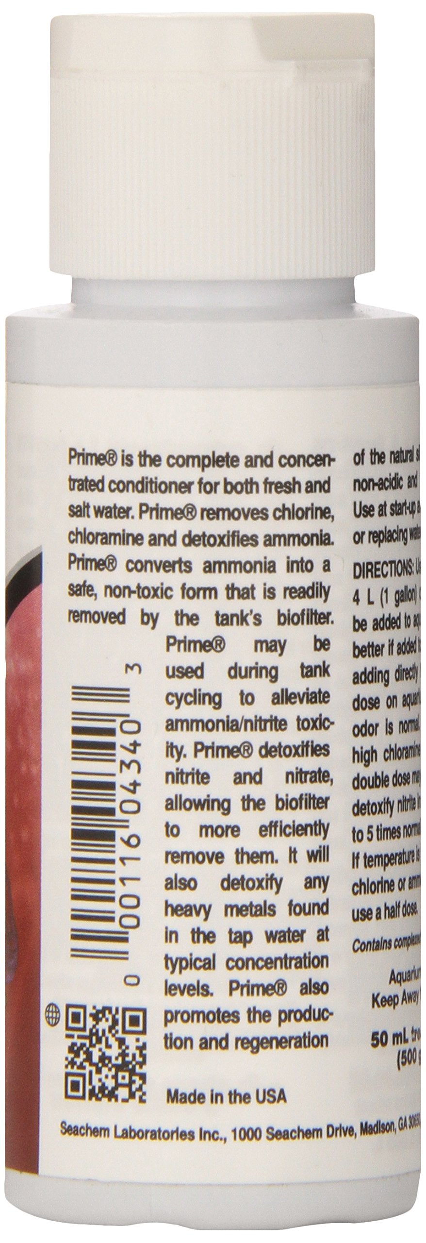 Prime Fresh and Saltwater Conditioner - Chemical Remover and Detoxifier 50 ml