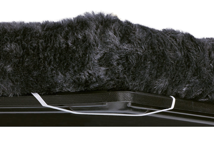 18L-Inch Gray Dog Bed or Cat Bed w/ Comfortable Bolster | Ideal for Toy Dog Breeds & Fits an 18-Inch Dog Crate | Easy Maintenance Machine Wash & Dry | 1-Year Warranty
