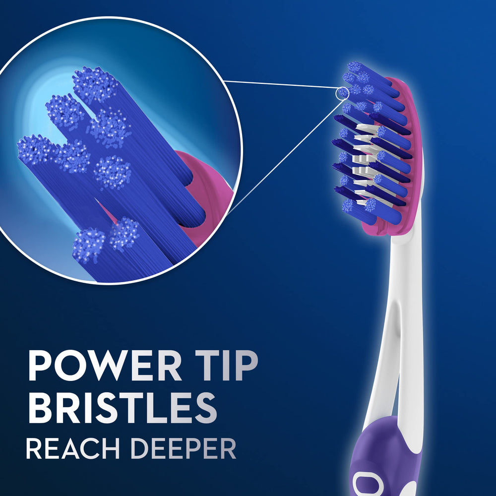 3D White Luxe Pro-Flex 38 Medium Manual Toothbrush Twin Pack