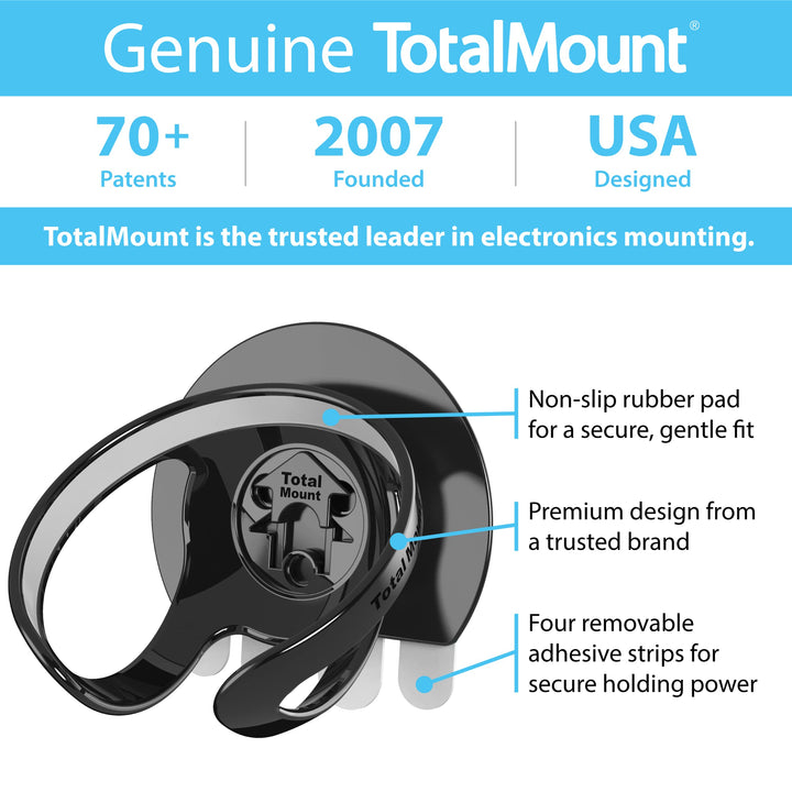 Compatible with HomePod Mini – Hole-Free Design Eliminates The Need to Drill Holes in Your Wall (Premium Black – Hole-Free Mount)