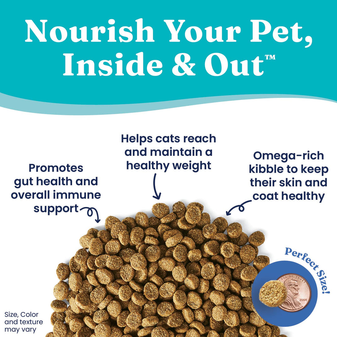 Fit as a Fiddle Weight Management Cat Food - Grain Free Dry Cat Food Indoor with Alaskan Pollock, Superfoods & Probiotics, 12 LB Bag