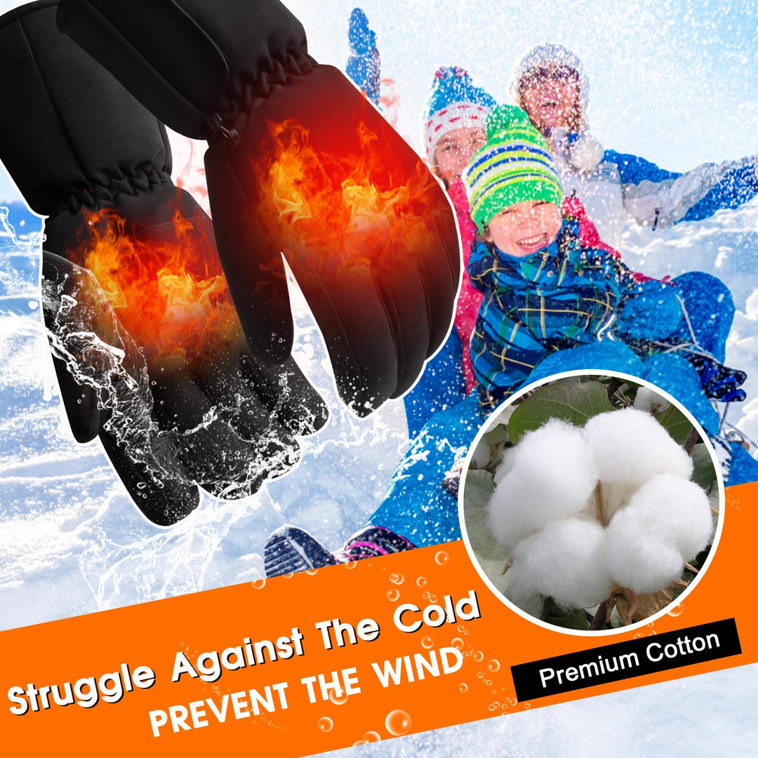 Winter Rechargeable Electric Warm Heated Gloves Men Women Battery Powered Heating Gloves,Waterproof Touchscreen Thermal Insulated Heated Gloves for Winter Sports Outdoors Climbing Hiking Hand Warmer
