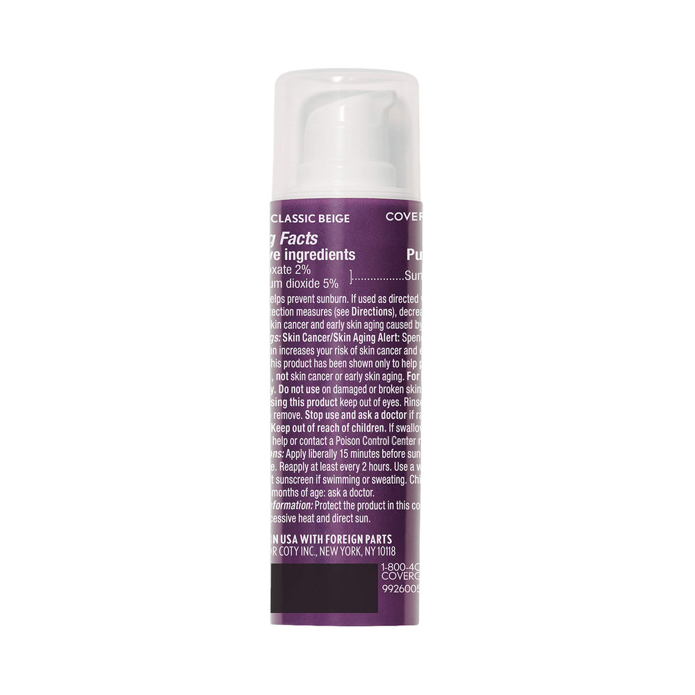 Advanced Radiance Age Defying Liquid Foundation in Classic Ivory, Hides Wrinkles & Lines, Sensitive Skin Safe, Packaging May Vvary