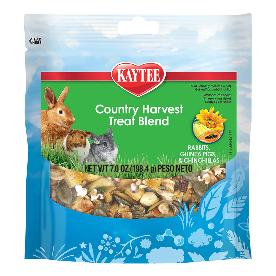 Country Harvest Treat Blend for Pet Rabbits, Guinea Pigs and Chinchillas, 7 oz