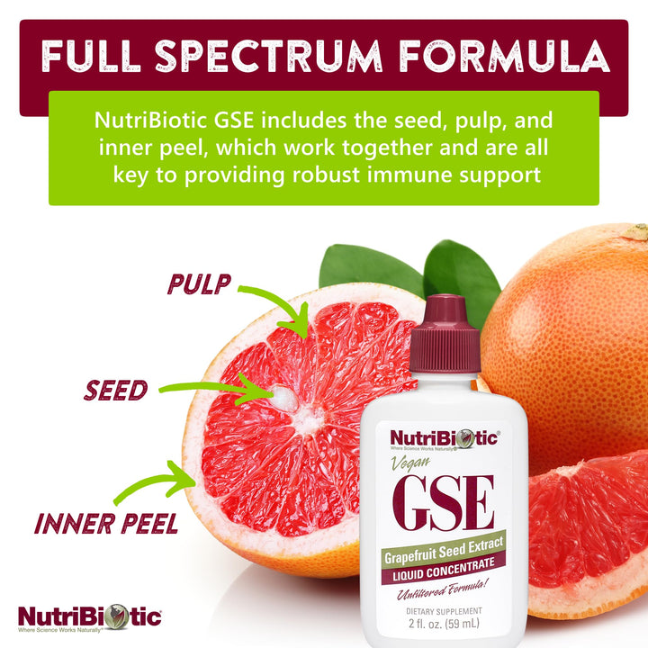 – GSE, 2 Oz Liquid | The Original Grapefruit Seed Extract Premium Concentrate with Bioflavonoids | Potent Immune & Overall Health Support | Vegan, Gluten Free, Non-GMO