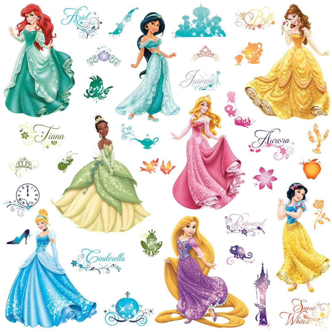 Disney Princess Royal Debut Peel and Stick Wall Decals , RMK2199SCS
