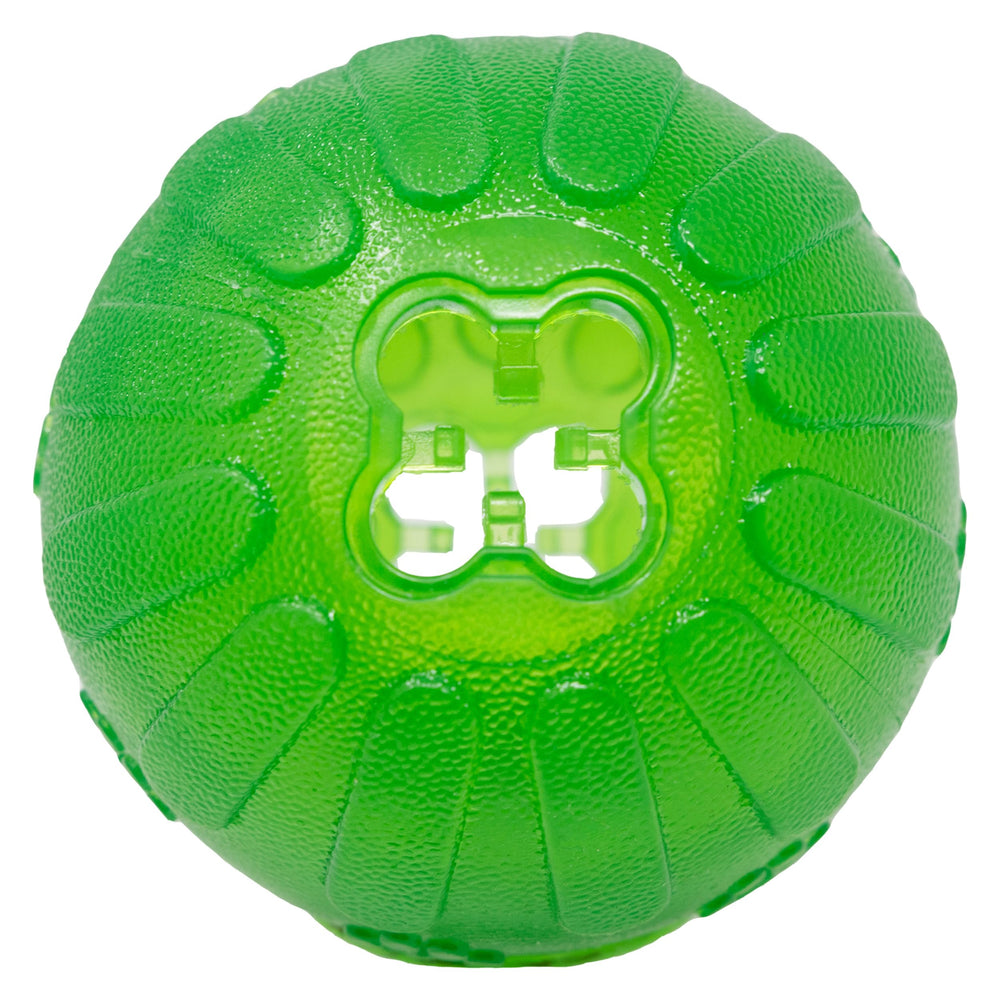 Treat Dispensing Chew Ball Tough Dog Toy, Medium/Large for Large Breeds