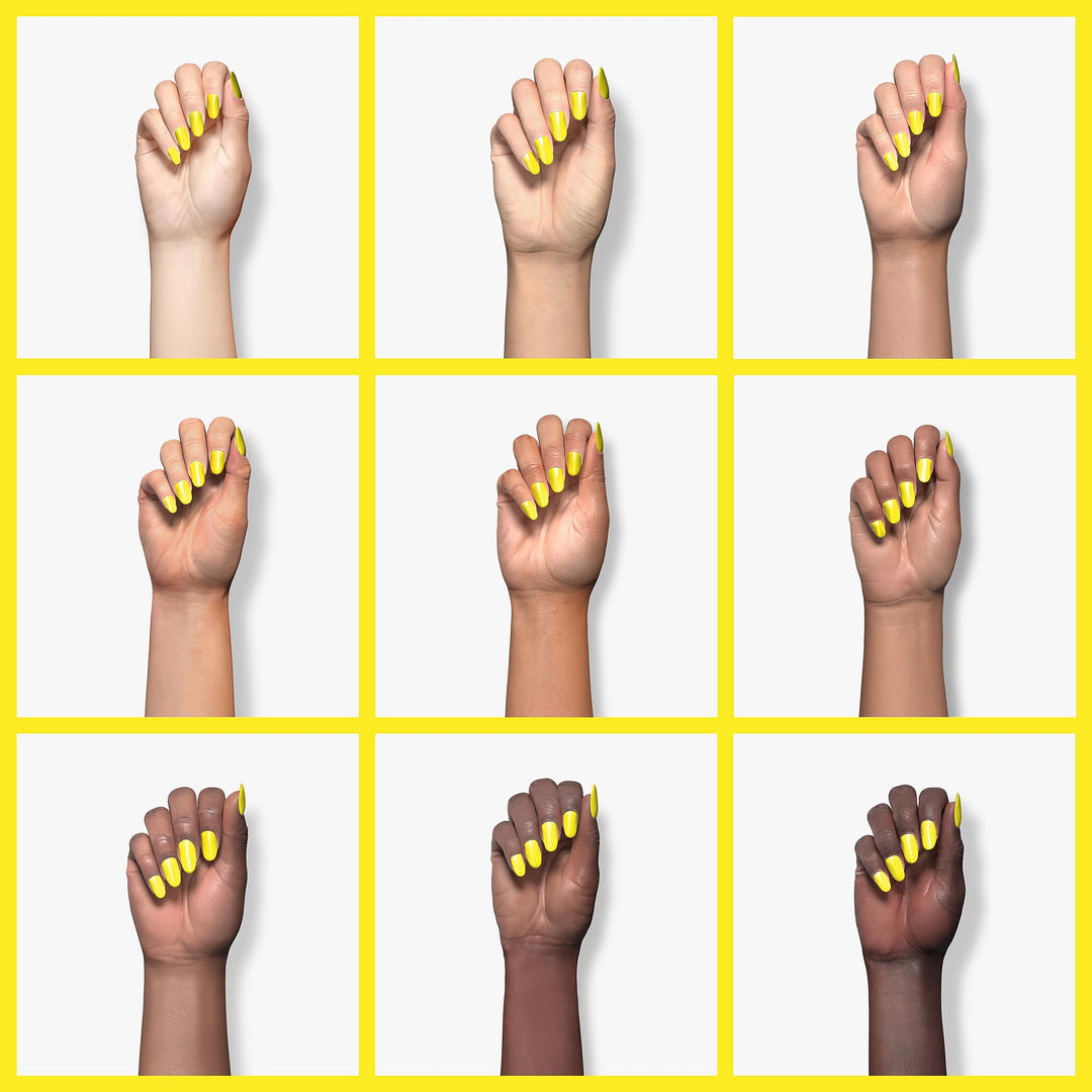 Shellac Soak Off UV LED Gel Nail Polish - Neon Canary Yellow (052) 10ml