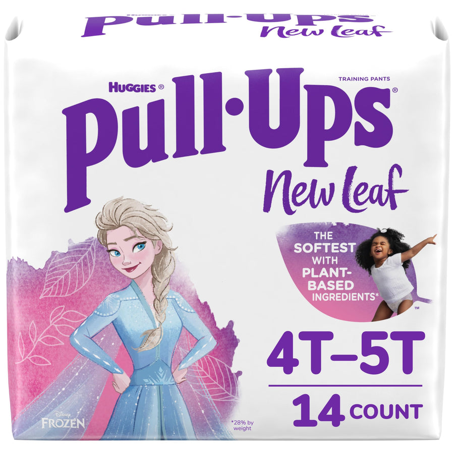 New Leaf Girls' Training Pants, 4T-5T, 14 Ct