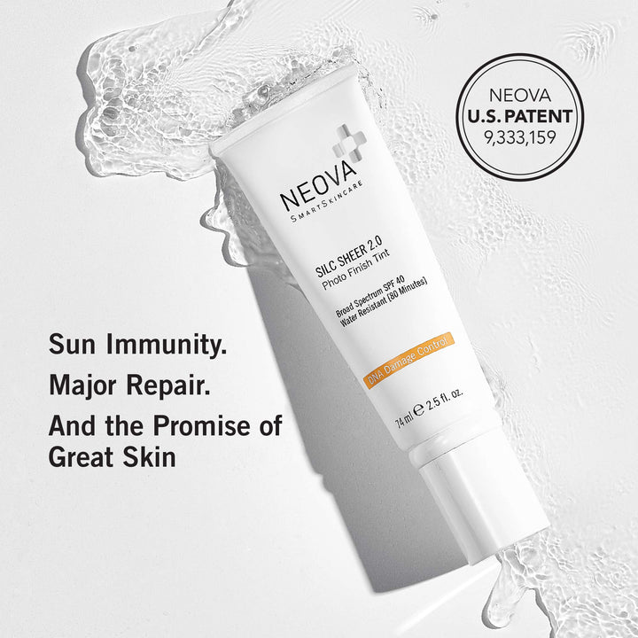 SmartSkincare Silc Sheer 2.0 Tinted Sunscreen 2.5 fl oz | Broad Spectrum SPF 40 | Up To 80 min. Water Resistance | Oil & Fragrance Free | For All Skin Types