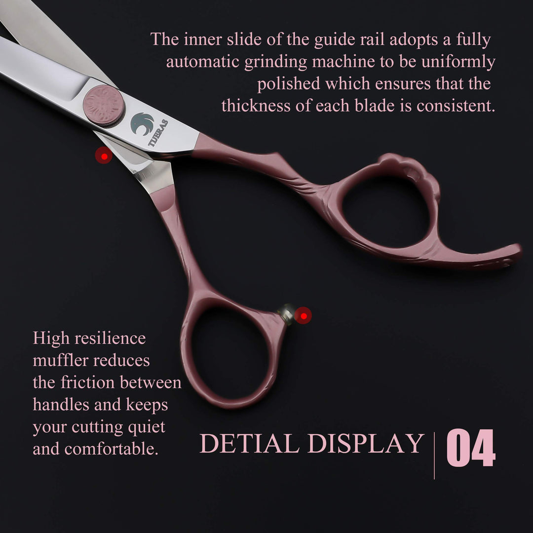 Hair Thinning Scissors Cutting Teeth Shears Professional Barber Hairdressing Texturizing Salon Razor Edge Scissor Japanese Stainless Steel 6.0 inch