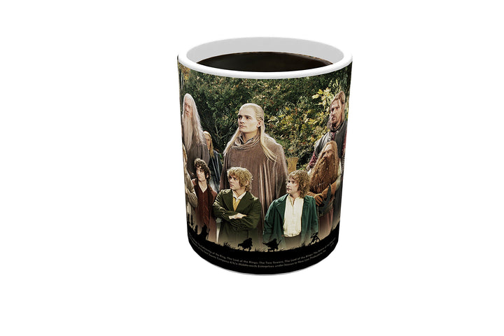 Morphing Mugs Lord of The Rings - The Fellowship - One 11 oz Color Changing Heat Sensitive Ceramic Mug – Image Revealed When HOT Liquid Is Added!