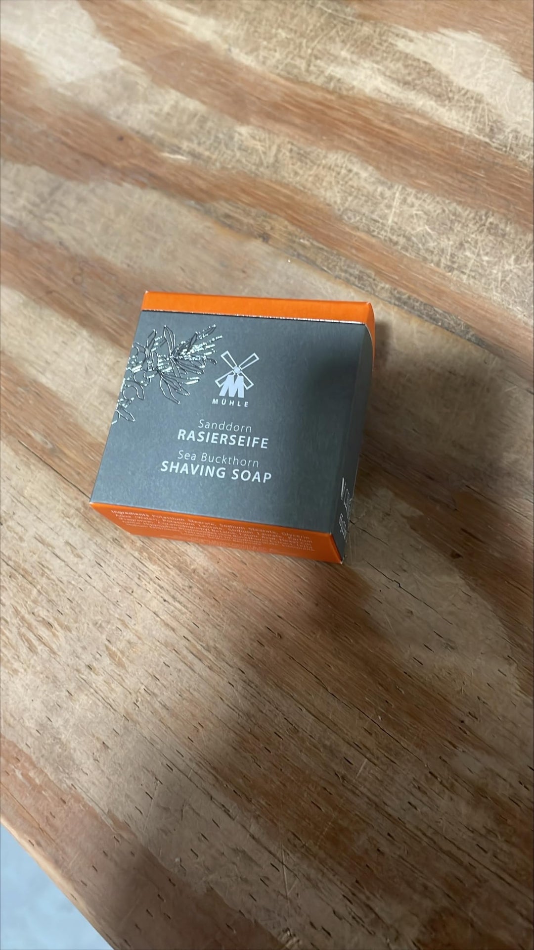 MÜHLE Sea Buckthorn Hard Shaving Soap 65g by Mühle