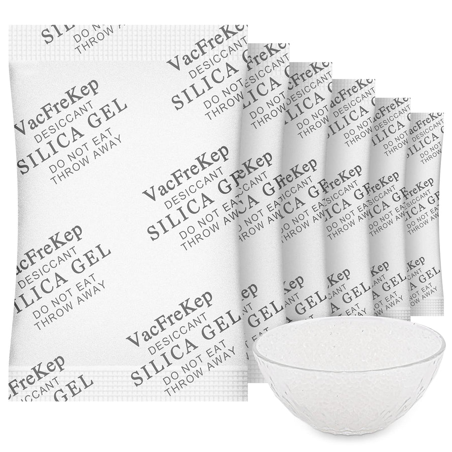 50 Gram(30Packs) Food Grade Dessicant Silica Gel Packs,Moisture Absorber Silica Gel Desiccant Packets for Moisture Storage