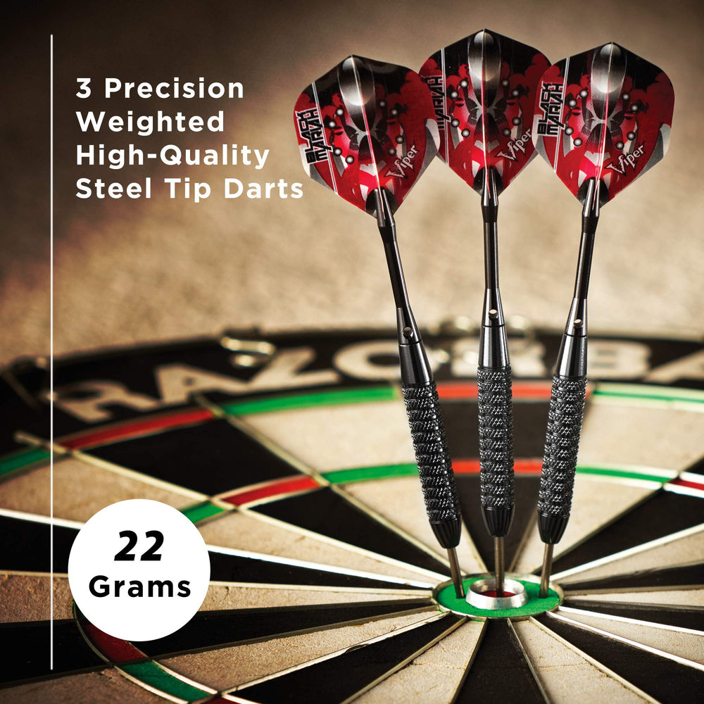Black Mariah Steel Tip Darts, 22 Grams