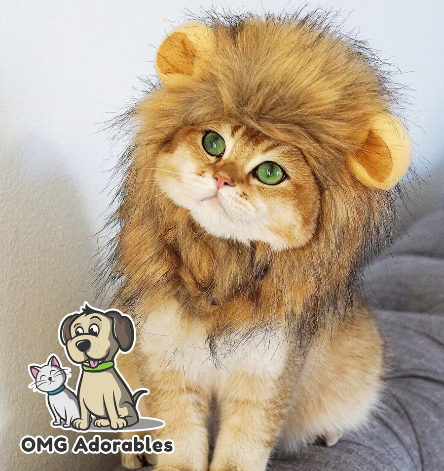 - Lion Mane Costume for Cats
