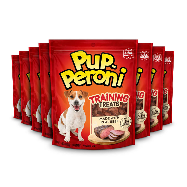 Training Dog Treats, Original Beef Flavor, 5.6 Ounce (Pack of 8), Made with Real Beef, Bite Size Rewards