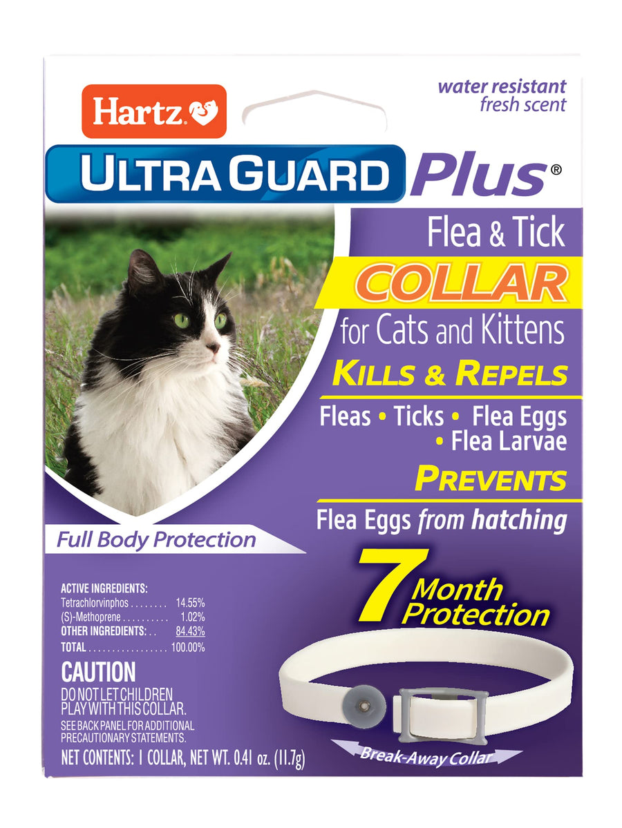 UltraGuard Plus Water Resistant 7 Month Protection Breakaway Flea & Tick Collar for Cats (3270094268)