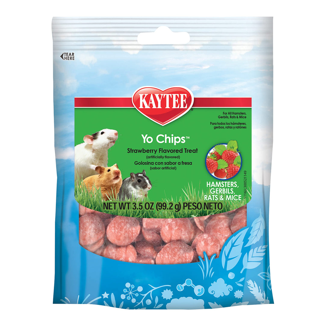 Yo Chips for Small Animals -- Strawberry 3.5 oz