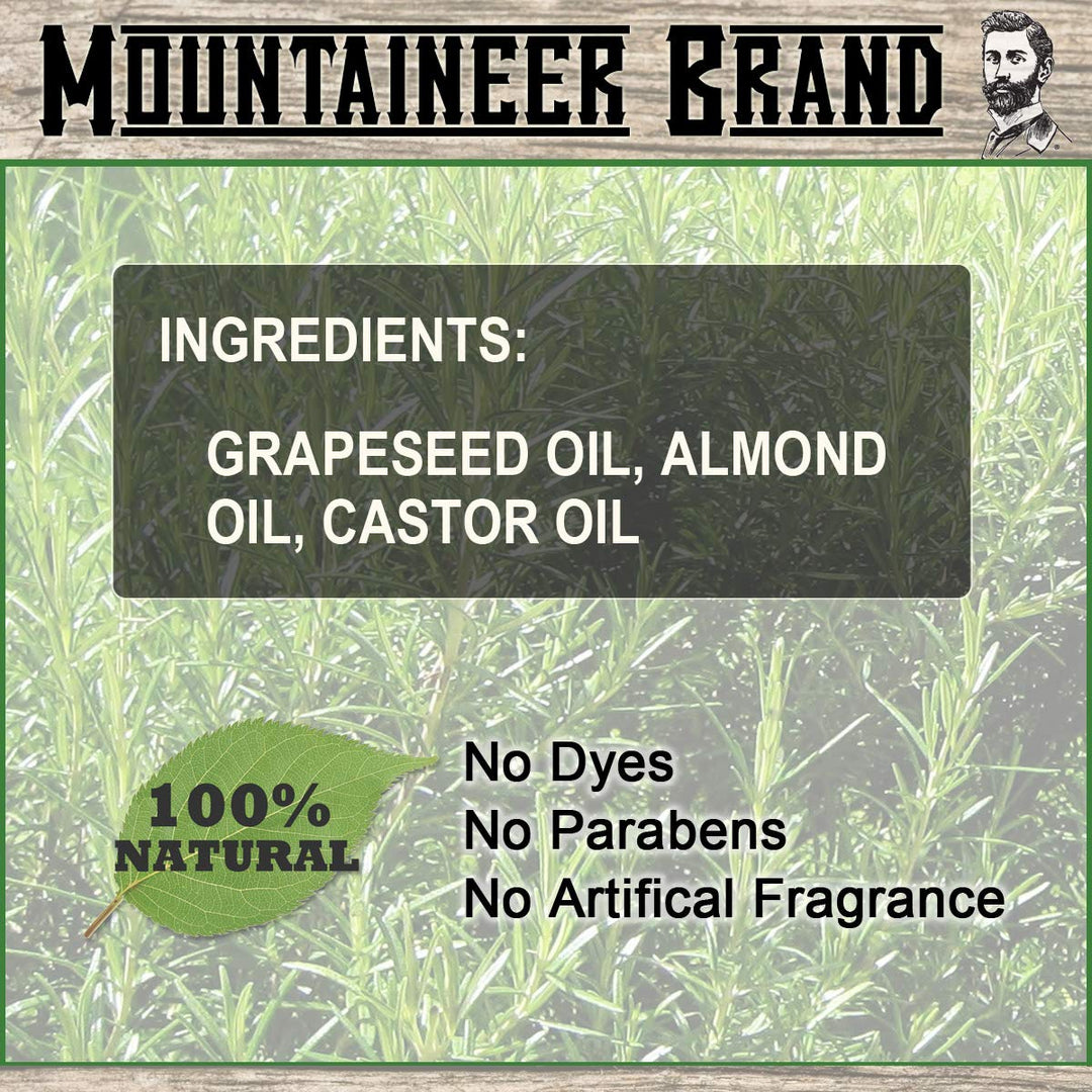 Beard Oil - Unscented - 100% Natural Conditioner and Softener For Men - Hydrates and Moisturizes for Beard Growth - Treats Dry Itchy Beards - 2oz