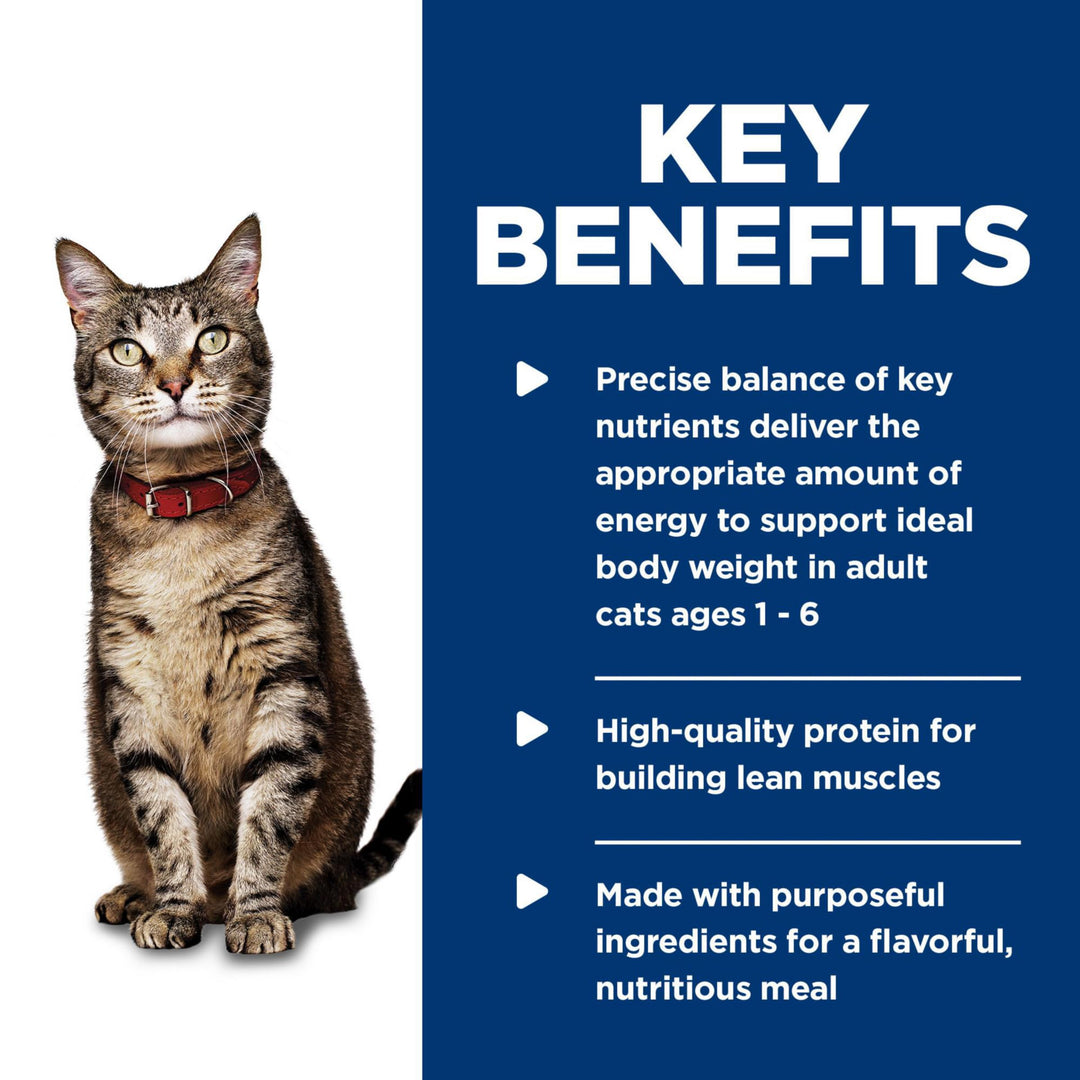 Hill's Science Diet Adult 1-6, Adult 1-6 Premium Nutrition, Wet Cat Food, Salmon Minced, 5.5 oz Can, Case of 24