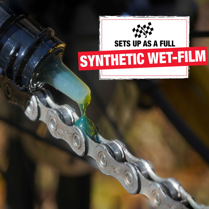 WET Bicycle Chain Lube 2oz Drip Squeeze Bottle