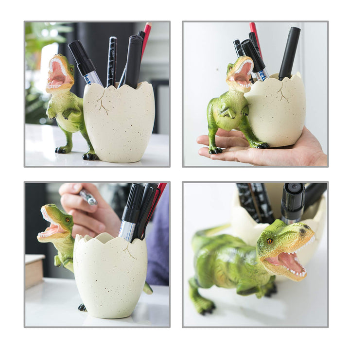 Dinosaur Pen Holder for Desk, Pencil Holder, Cute Fashion Desk Organizers and Accessories, Office Supplies Idea Gift for Women and Kids