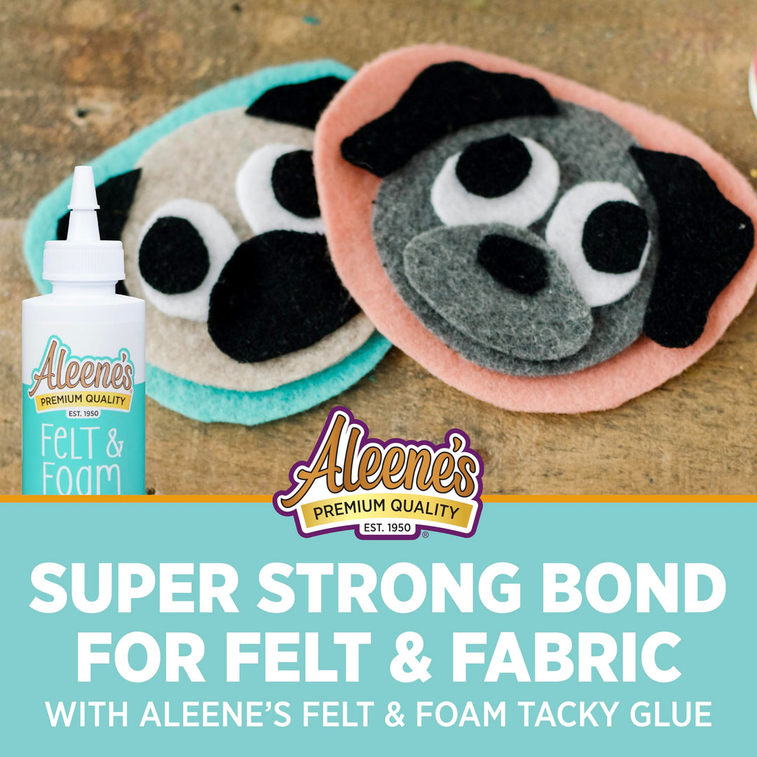 Aleene's Felt and Foam Tacky Glue, 4 FL OZ, Original Version