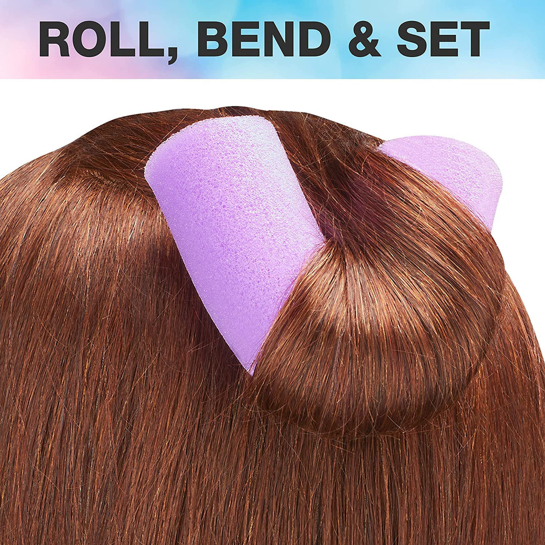 Foam Hair Rollers -Heatless curls - Foam Rollers - Hair Rollers - Loose Hair Curlers in Assorted Sizes - 8 Count w/storage case
