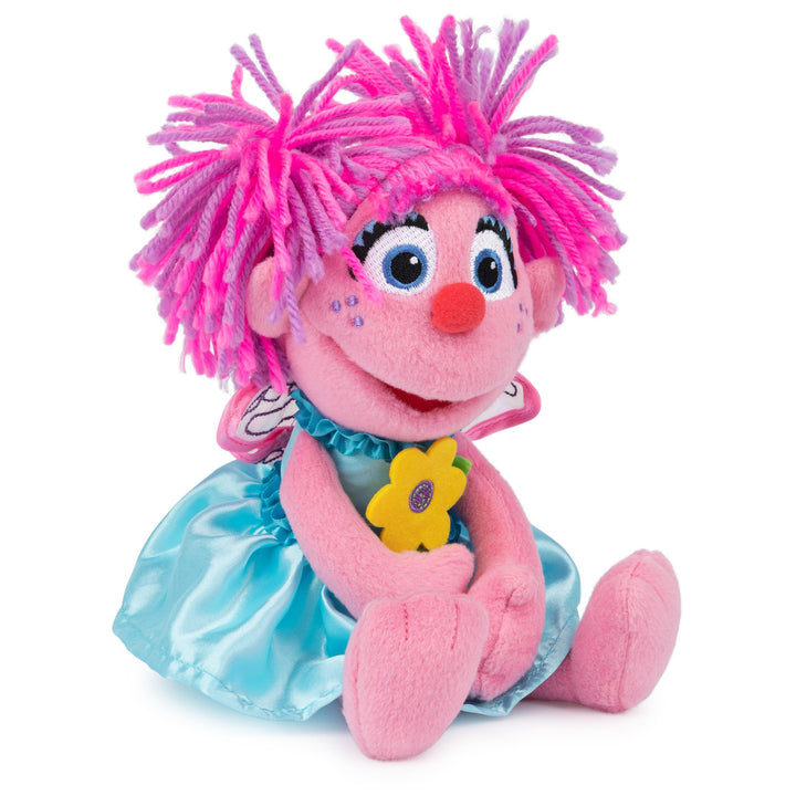Sesame Street Official Abby Cadabby Muppet Plush, Premium Plush Toy for Ages 1 & Up, Pink/Blue, 11”