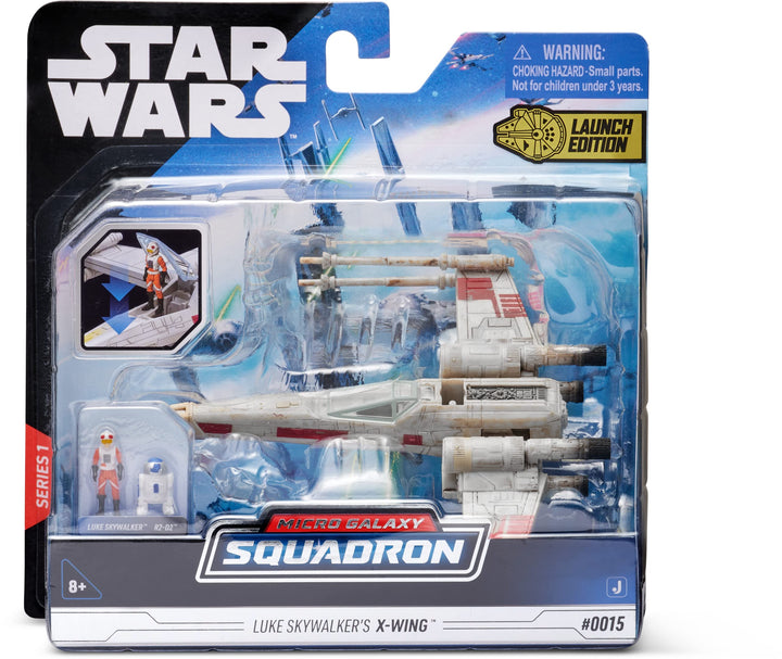 5-Inch X-Wing Starfighter Vehicle with Luke Skywalker & R2-D2 Micro Figures