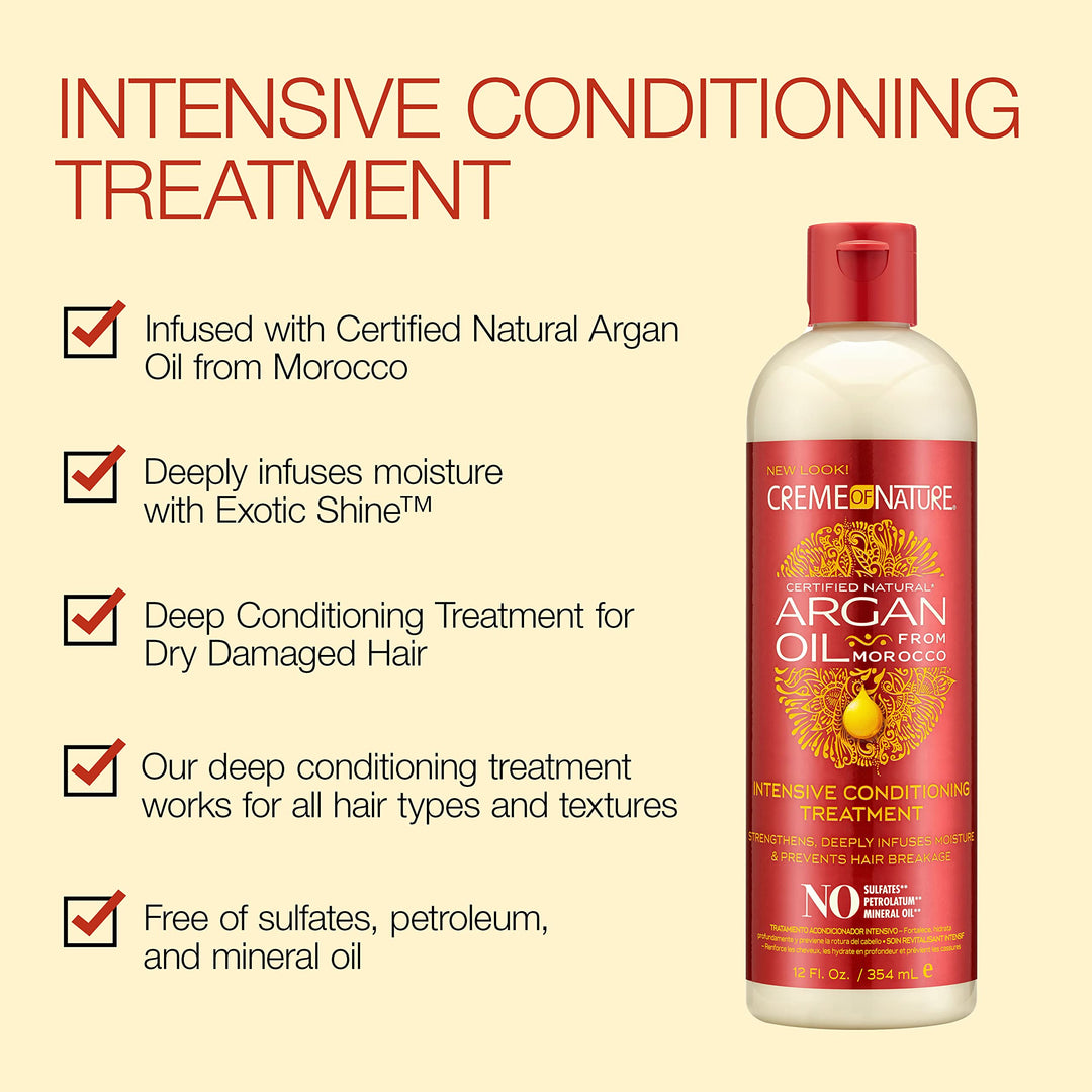 Argan Oil Intensive Conditioning Treatment, 12 Ounce
