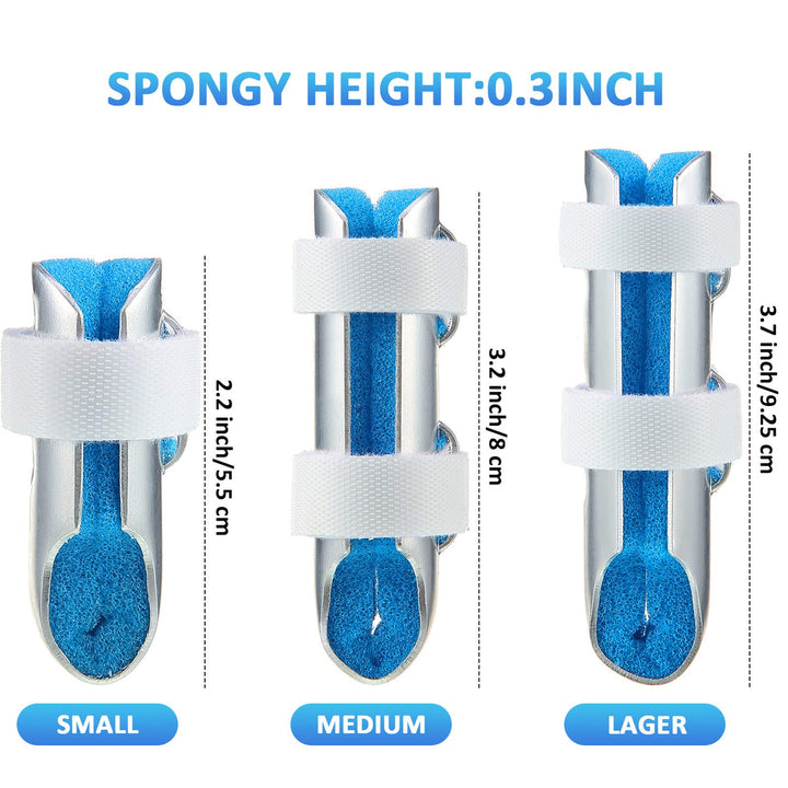 3 Pieces Finger Splint Metal Finger Support Finger Immobilizer for Adults Children Finger