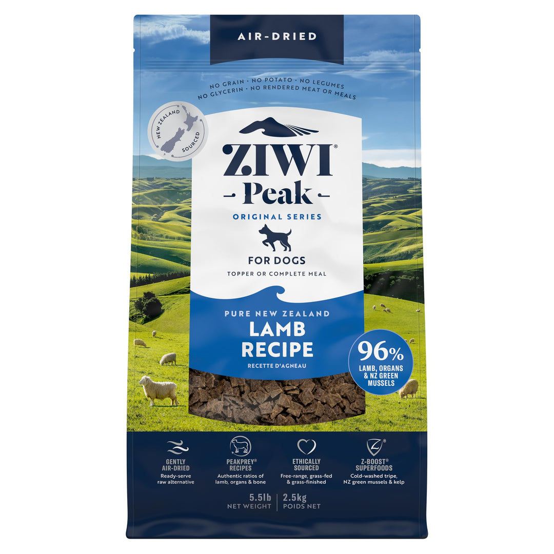 Peak Air-Dried Dog Food – Lamb - All Natural, High Protein, Grain Free, Limited Ingredient w/ Superfoods (88oz)