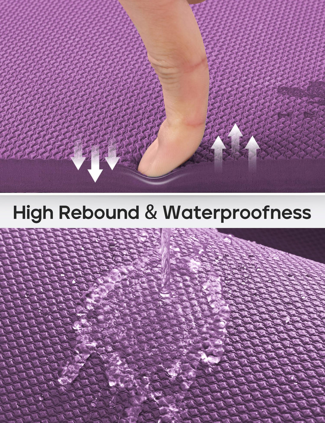 Yoga Knee Pads Cushion Non-Slip Knee Mat , Knee Pad for Gardening Yard Work, Yoga Knee Pad Cushion for Yoga and Floor Exercises Yoga Mat Accessory 26x10x0.5