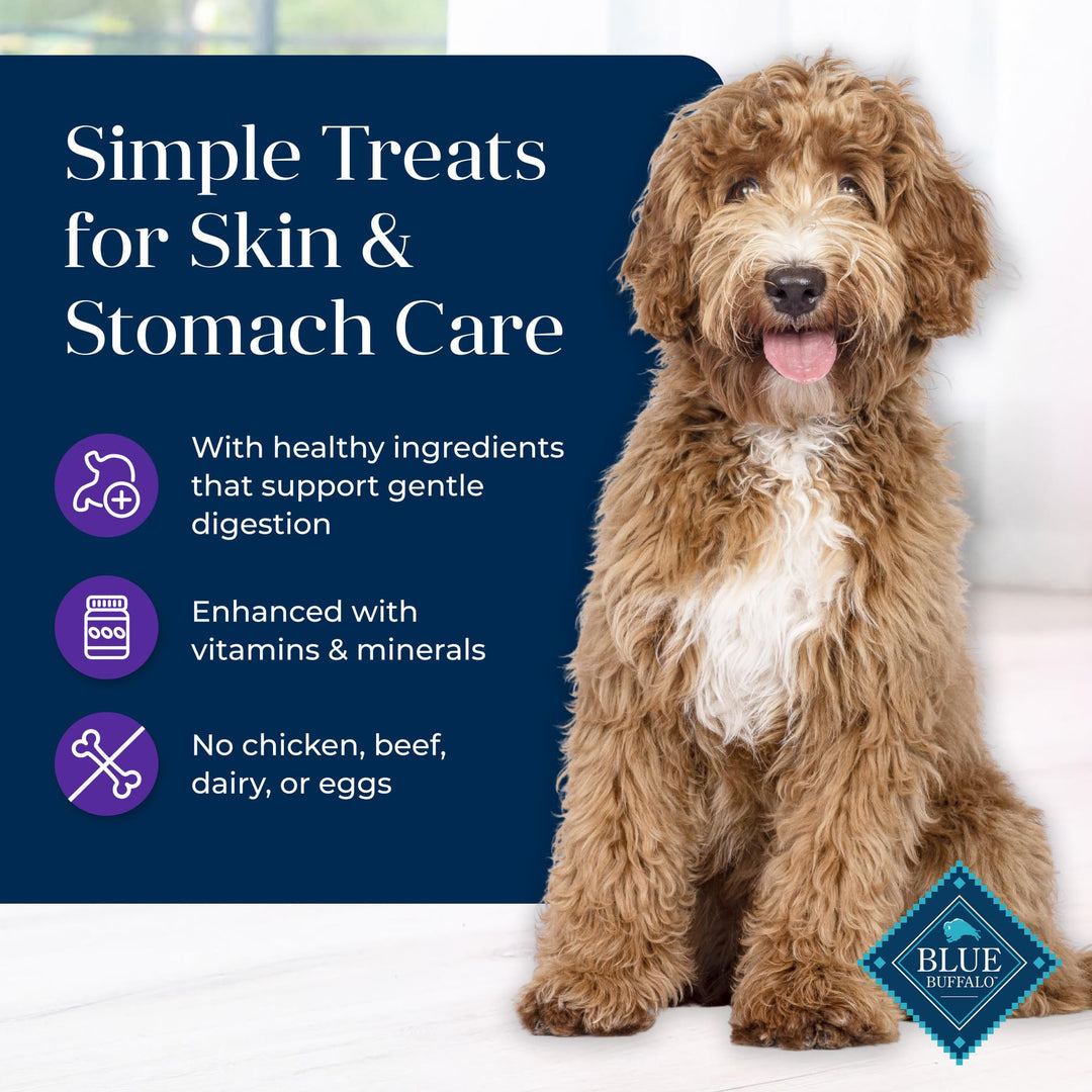Basics Dog Biscuits, Skin & Stomach Care Crunchy Dog Treats, Turkey Recipe, 6-oz Bag