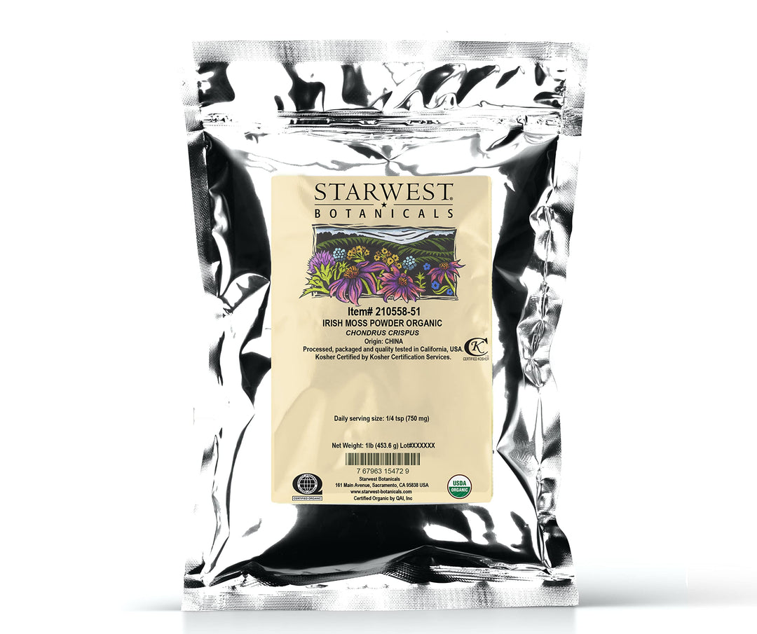 Organic Irish Moss Powder, 1 Pound